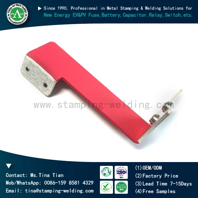 Customized Nickel Plated Epoxy Powder Coating Copper Busbars