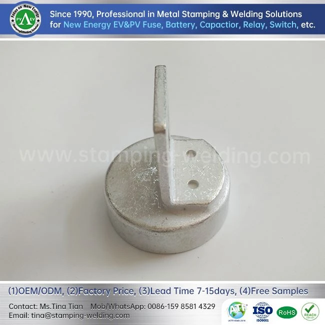 Copper Outer End Cover Of Fuse For High-voltage And Low-current Automobiles