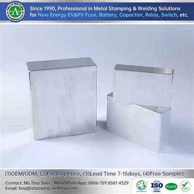 Guscio in alluminio per batterie al litio Square Power