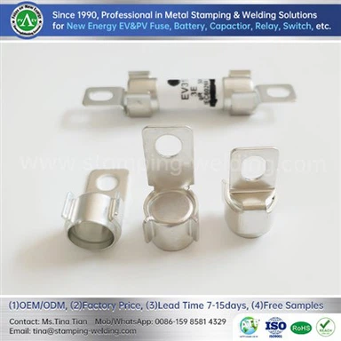 Coperchio terminale esterno in rame con fusibile a bassa corrente ad alta tensione