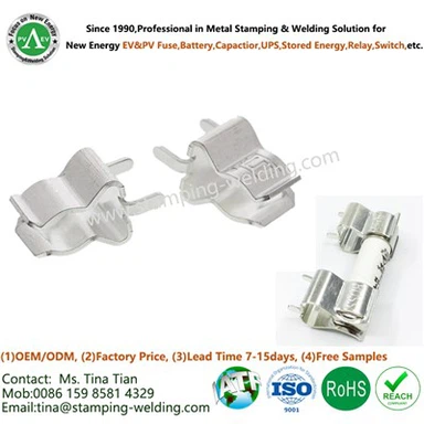 Clip per fusibile a saldare