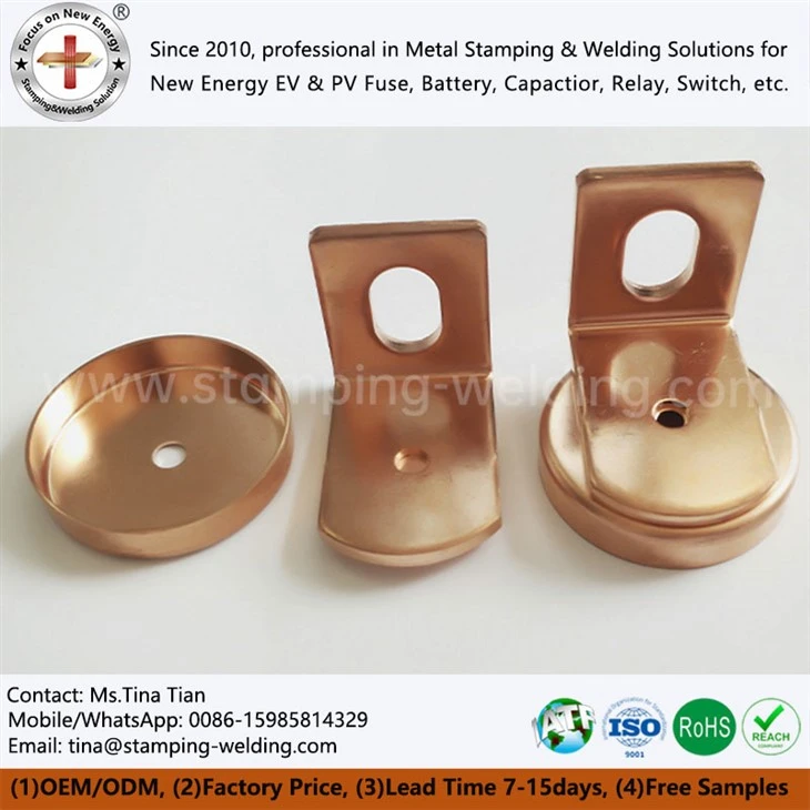 Copper contacts for Fuses
