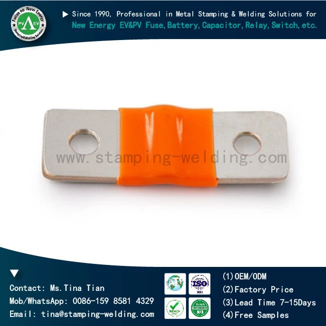 Custom PVC Dipping Nickel Plated Battery Copper Bus Bar