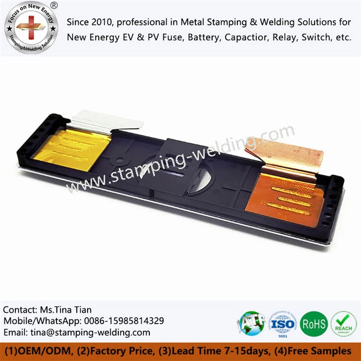 Piastra di copertura in alluminio per batteria