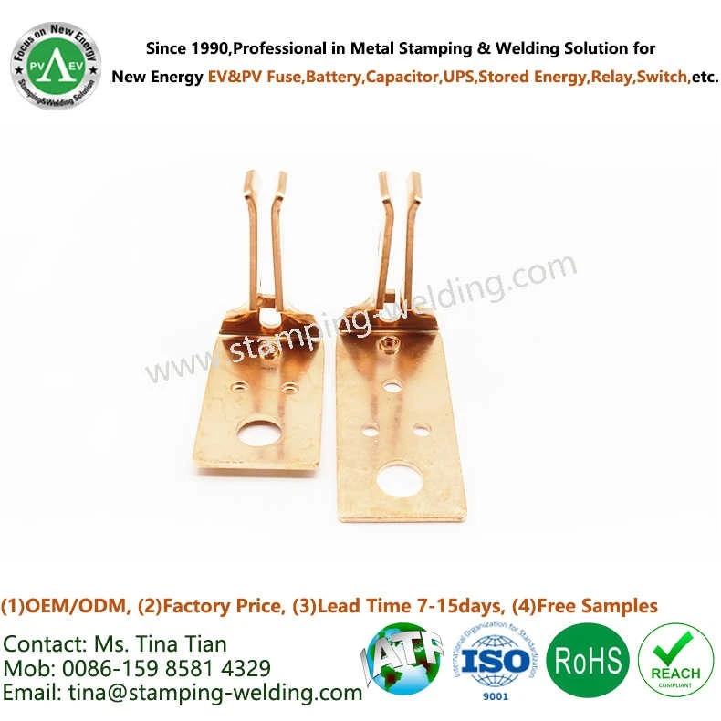 Knife Type Copper Holders For NH Fuse