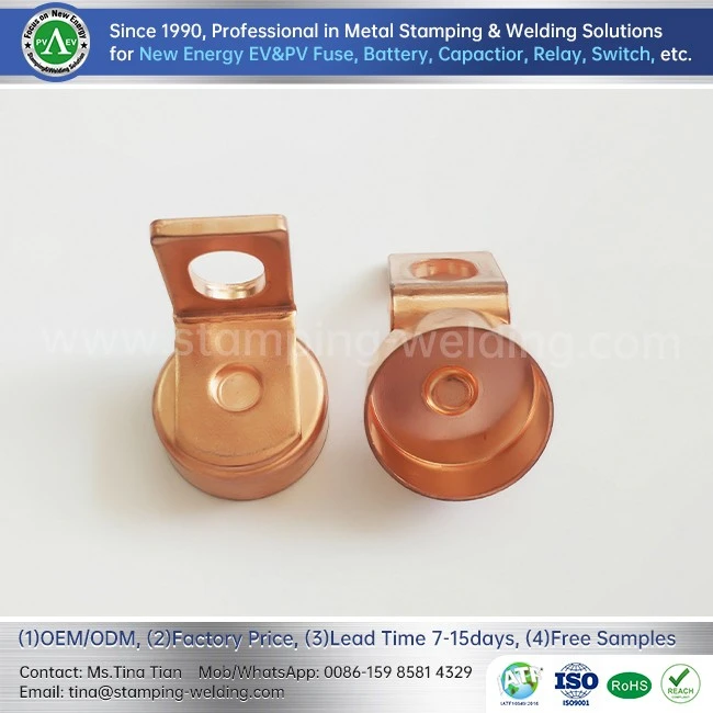 Fuse Copper Tube End Cap For PV