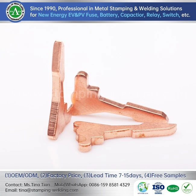 Copper Stamped Electrical Contacts