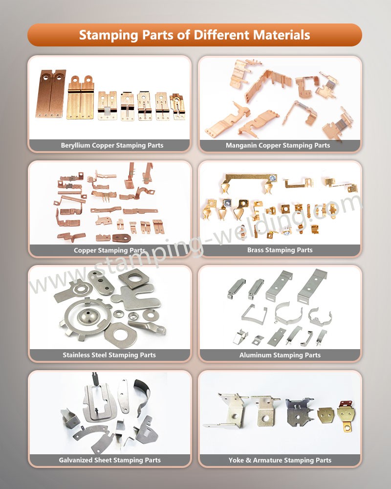 Stamping Parts of Different Materials Stamping Parts of Different Materials