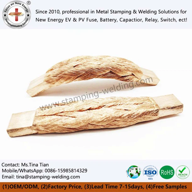 Flexible Braided Copper Busbar Flexible Braided Copper Busbar