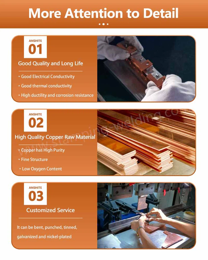 Details of Copper Busbar for Uninterrupted Power Stock Details of Copper Busbar for Uninterrupted Power Stock
