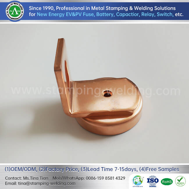 Copper Cap Contact for Vehicle Fuse