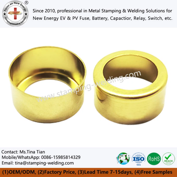 Brass Inner Cap for EV Fuse Brass Inner Cap for EV Fuse