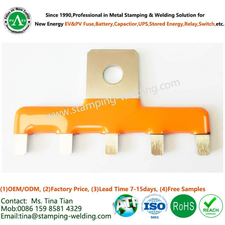 Plastic Dipping Copper Busbar