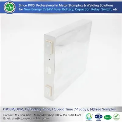 Scatola per batteria in alluminio quadrata